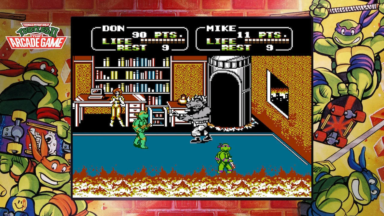忍者神龟卡哇邦嘎大合集(Teenage Mutant Ninja Turtles: The Cowabunga Collection) 游戏截图1