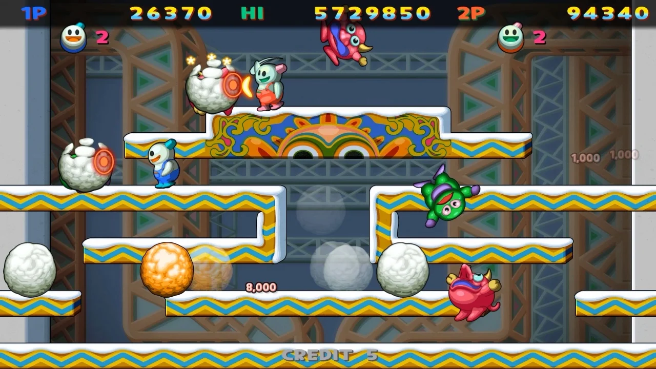 雪人兄弟特别版(SNOW BROS. SPECIAL) 游戏截图1