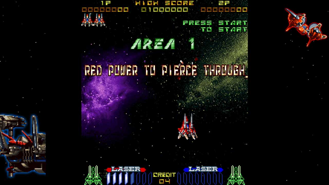 镭射战机 复刻版(Layer Section™ & Galactic Attack™ S-Tribute) 游戏截图1