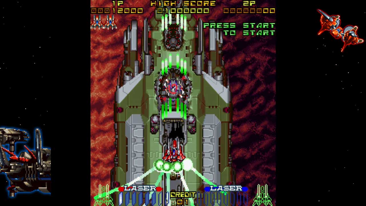 镭射战机 复刻版(Layer Section™ & Galactic Attack™ S-Tribute) 游戏截图2