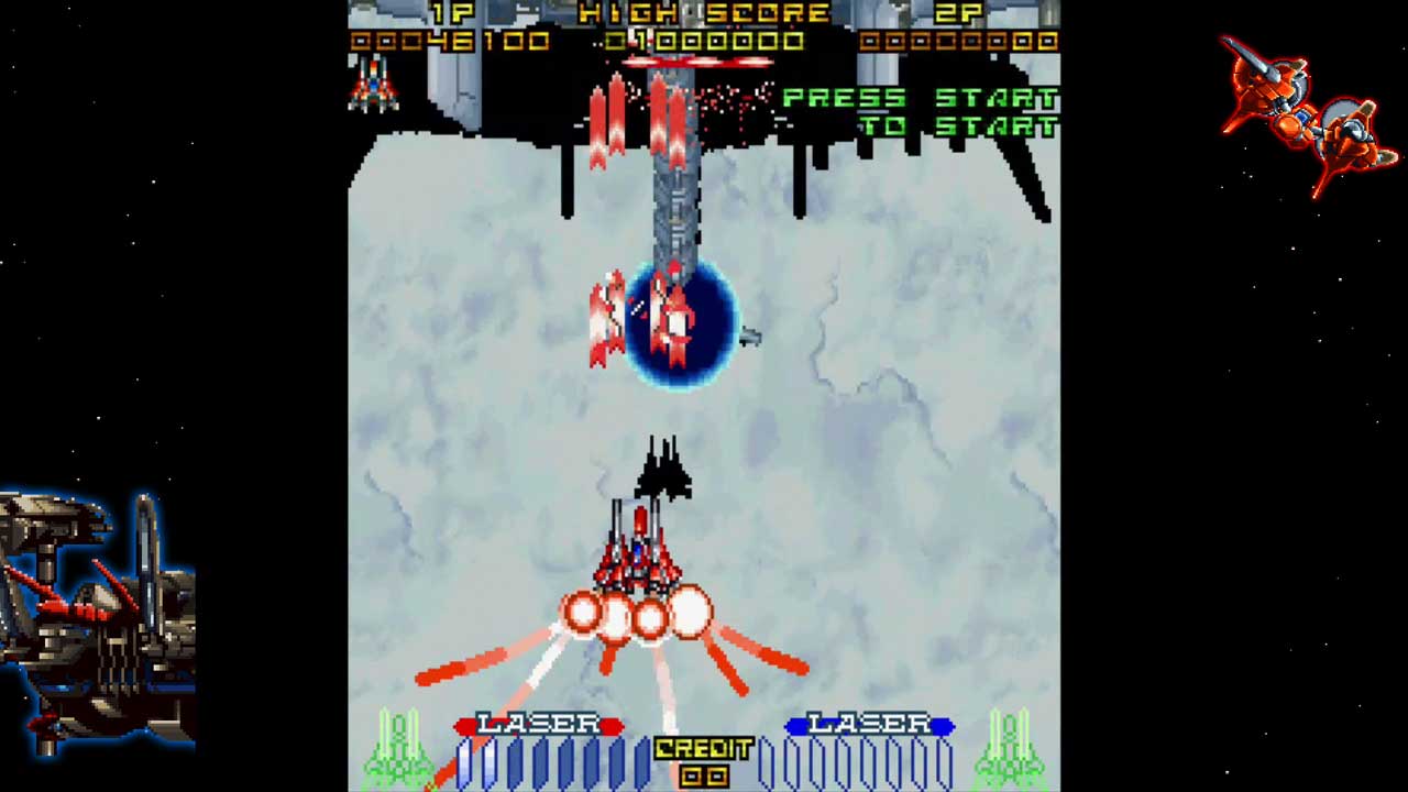 镭射战机 复刻版(Layer Section™ & Galactic Attack™ S-Tribute) 游戏截图3