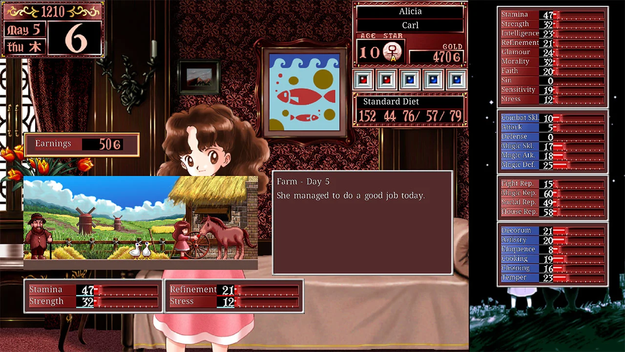 美少女梦工厂2 韶华再续(Princess Maker 2 Regeneration) 游戏截图2