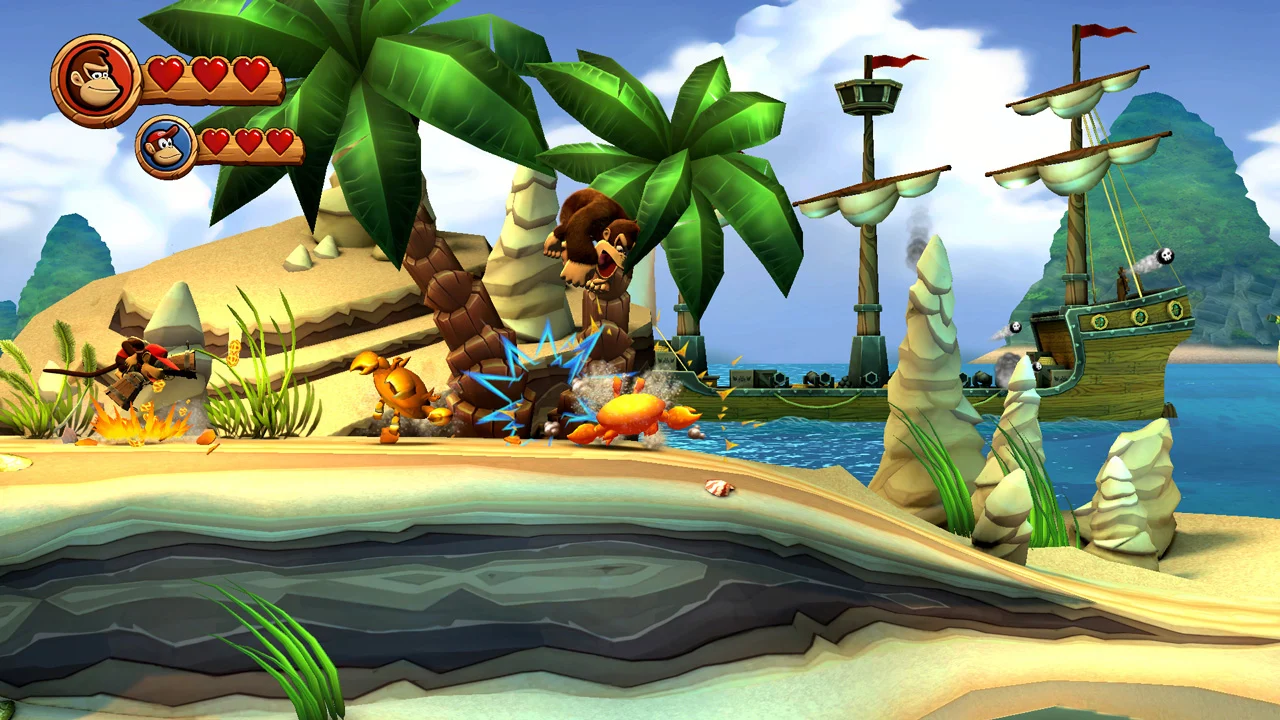 咚奇刚 归来 HD(Donkey Kong Country™ Returns HD) 游戏截图1