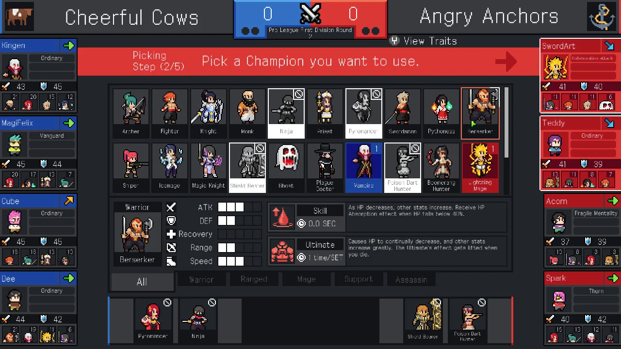 团战经理(Teamfight Manager) 游戏截图1
