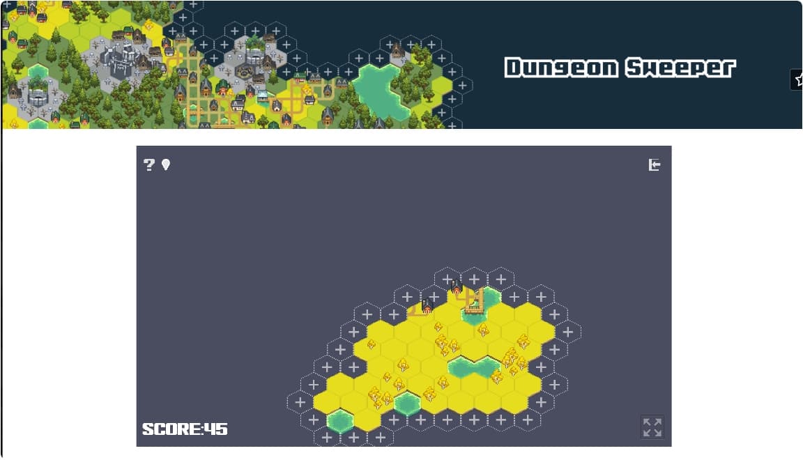 dungeon-sweeper地牢扫雷,一款免费像素风格的类扫雷游戏