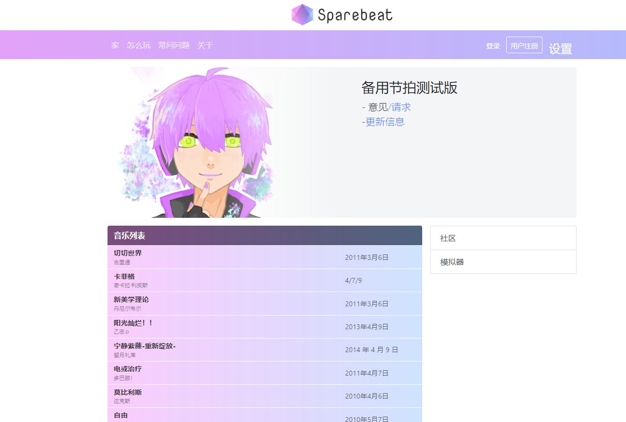 Sparebeat :一款在浏览器上运行的音乐游戏