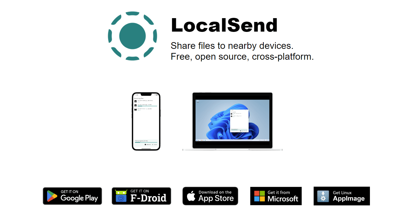 LocalSend-全平台免费开源局域网文件共享神器,AirDrop 的开源跨平台替代品
