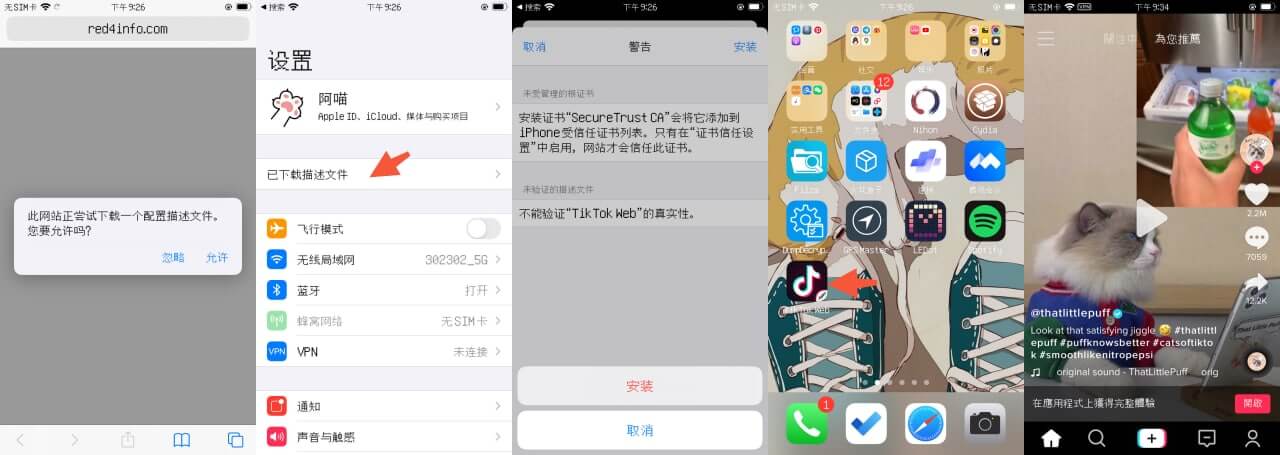 tiktok网页版安装成app