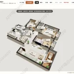 Floorplan 3D:免费开源的网页户型设计与3D装修布局工具。装修前先在网页里摆家具,还能切换3D视角漫游