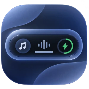 Dynamic Edge：Windows 灵动岛与侧边悬浮栏，切歌、看歌词、调音量